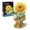 Cubic Fun - Buchet de flori 3D Floarea Soarelui 102 piese
