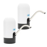 Pachet 2 bucati pompa electrica pentru bidon de apa PNI WD100 incarcare prin USB-C, acumulator 800 mAh, putere 4W