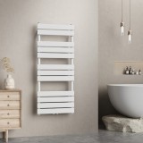 Handtuchheizk&ouml;rper Voss Wei&szlig; 120x50cm Lamellen [neu.haus] HausGarden Leisure
