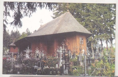 bnk cp Manastirea Agapia Noua - Biserica Sf Ioan Bogoslovul si cimitirul - necirculata foto