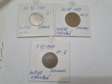 Cumpara ieftin Monede germania rfg 3v. 50 pf 1981, 10pf si 5pf 1977, Europa