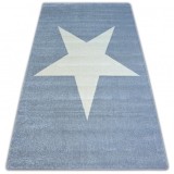 Covor Nordic Stea gri și crem G4581, 240x330 cm, Dreptunghi, Polipropilena