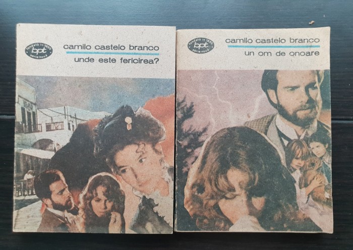 3 titluri CAMILO CASTELO BRANCO: Portretul Ricardinei / Unde este fericirea? / Un om de onoare