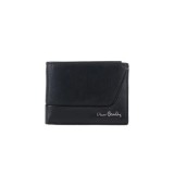Portofel din piele Pierre Cardin cu logo metalic și &icirc;n relief - PIERRE CARDIN