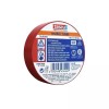 Banda izolatoare TesaFlex, 10m x 15mm, roșie, PVC, ignifugă