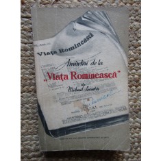 AMINTIRI DE LA VIAȚA ROM&Acirc;NEASCĂ - M. SEVASTOS