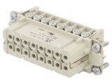 Conector HDC Mamă 16 PIN-uri 16 Inserturi de Contact