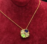Lantisor Argint Trifoi Se Deschide in 4 Inimioare magnetic -Four Leaf-- Pentru, Argintboutique