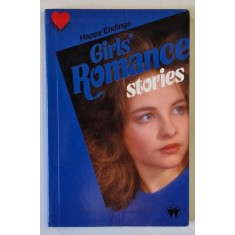 GIRL &#039;S ROMANCE STORIES , HAPPY ENDINGS by MARGUERITE WHITEHEAD , 1986 , PREZINTA DESENE SI INSEMNARI CU MARKERUL *