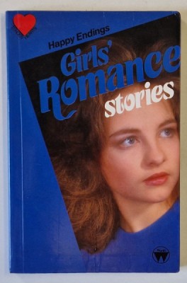 GIRL &amp;#039;S ROMANCE STORIES , HAPPY ENDINGS by MARGUERITE WHITEHEAD , 1986 , PREZINTA DESENE SI INSEMNARI CU MARKERUL * foto