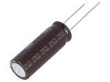 Condensator Electrolitic Low ESR 330uF 80V THT Raster 5mm