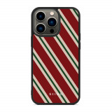 Husa iPhone 13 Pro Max - Skino Stripes, rosu verde