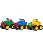 Jeep Monster cu Sofer 22 Cm 3 Culori