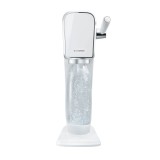 Aparat Sifon SodaStream Art, White + Butelie CO2 Quick Connect &amp; Sticla 1L, Bauturi Carbogazoase Casa, Electrocasnice Mici Bucatarie