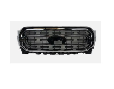 Grila radiator Ford F-Series, 10.2020-, model: F150, montare fata, Cu ornamente cromate; negru, RapidAuto foto