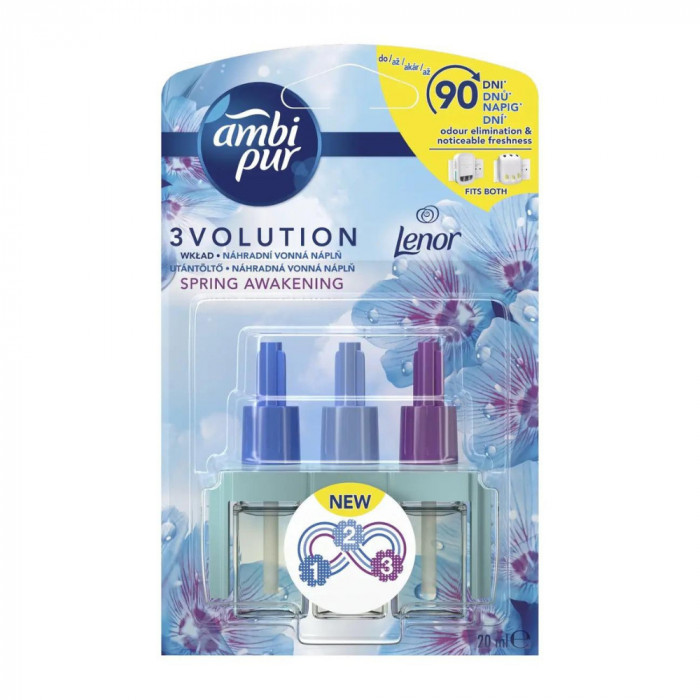 Ambi Pur 3volution ut&aacute;nt&ouml;ltő Lenor Spring 20ml