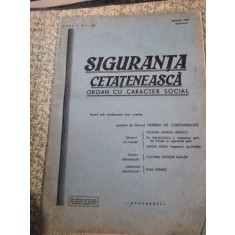 Siguranta Cetateneasca - Anul V Nr. 1-2 Ianuarie Februarie 1944
