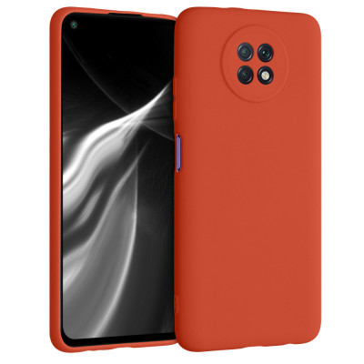 Husa pentru Xiaomi Redmi Note 9T, Silicon, Portocaliu, 54216.218 foto