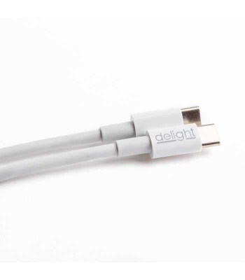 Cablu de date /incarcare USB-C - USB-C 3.1 gen2 3A 60W alb 55447C-WH foto