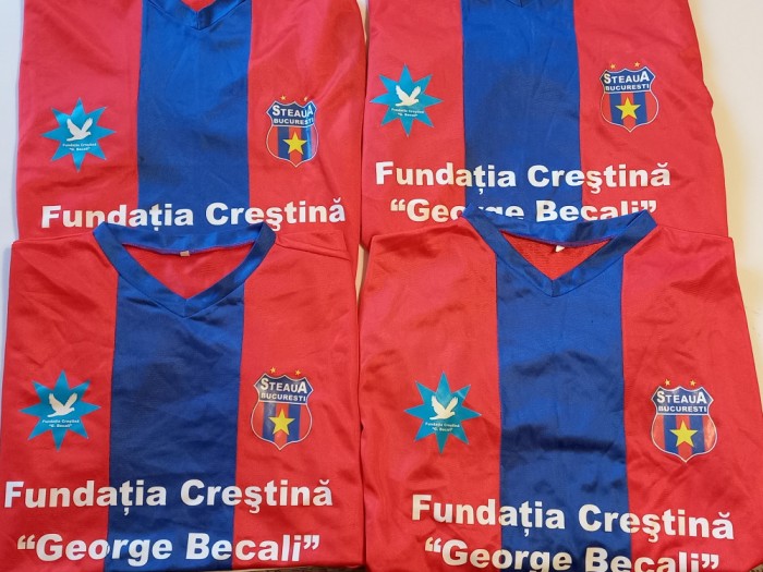 Tricou fotbal - STEAUA BUCURESTI (Fundatia Crestina "George Becali")