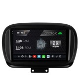 Cumpara ieftin Navigatie 2K Fiat 500X (2014-2020), Android OS, S-Quadcore 4GB RAM + 64GB ROM, 9.5 Inch - AD-BGS90042K+AD-BGRKIT362