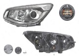 Far Kia Soul (Am), 07.2013-, fata, Stanga, lense; cu LED daytime running light; H7+H7+PY21W; electric; fara motoras, DEPO