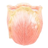 Ghiveci flori ceramica portocalie 12x8x15 cm