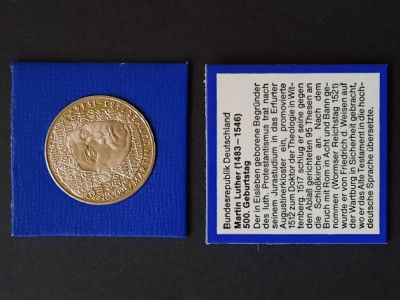 5 DM &amp;quot;Martin Luther litera&amp;quot; G, 1983, RFG - G 4682 foto
