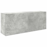 Cumpara ieftin Dulap perete baie, gri beton, 100x25x40 cm, lemn prelucrat