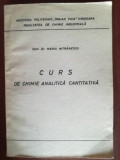 Curs de chimie analitica cantitativa- Maria Mitranescu