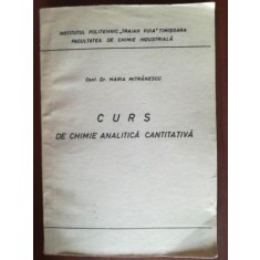 Curs de chimie analitica cantitativa- Maria Mitranescu