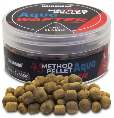 Haldorado - Pelete de carlig 4S Method Pellet Aqua Wafter 6, 8mm 30g - Uni + Classic foto