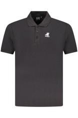 U.S. Grand POLO Tricou polo barbati cu logo brodat, Regular fit, negru (Marime: foto