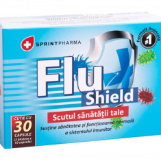 Supliment alimentar pentru intarirea sistemului imunitar Flu Shield, 30 capsule, Sprint Pharma