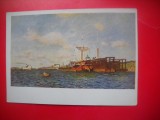 HOPCT 23329 VAPOARE PE VOLGA- I I LEVITAN 1861-1900 --MUZEE RUSIA - CP PICTURA --NECIRCULATA