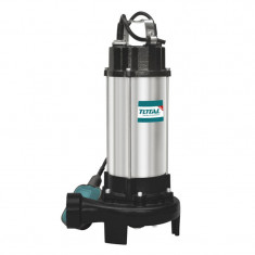 Pompa submersibila cu tocator si plutitor Total, 1500 W, 2 CP, 20 mc/h, motor fonta, racord 2 inch foto