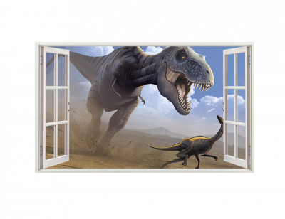 Sticker decorativ cu Dinozauri, 85 cm, 4412ST foto