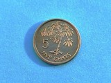 5 Cents 2003 Seychelles-UNC-in realitate arata bine!! luciu de batere