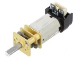 Motor: DC cu transmisie HPCB 6V 6VDC 1,5A Ax: crestătură D - Motor DC cu transmisie 6V 1,5A