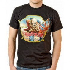 Tricou Unisex Iron Maiden: Trooper Robinsons Beer foto