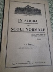 I. G. Bratu - In slujba unei scoli normale
