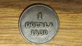 Guernsey - moneda de colectie exotica - 1 double 1830 - stare destul de buna - greu de gasit !, Europa
