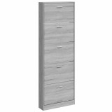 Cumpara ieftin Pantofar, gri sonoma, 59x17x169 cm, lemn prelucrat