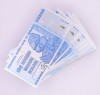100000000000000 100.000.000.000.000 o suta trilioane dollars Zimbabwe fantezie plastic aurit pret pe bucata