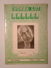Vorba lui Tănase: caiet program nr. 1: Teatrul &quot;C. Tănase&quot; + Caiet program Frumosul din pădurea... zăpăcită