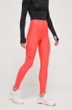 Under Armour leggins de antrenament HG Armour HiRise culoarea rosu, neted, 1365336