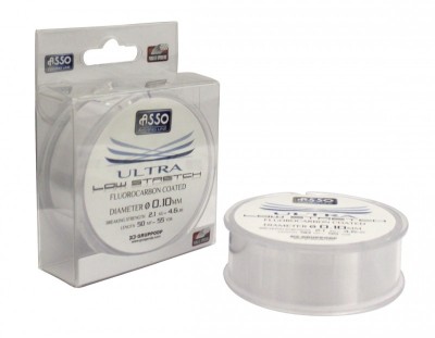 Fir Fluorocarbon Asso Ultra Low Stretch Line, 0.12mm, 2.62 kg, 50m, Transparent foto