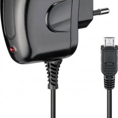 Alimentator USB 230V cu cablu micro USB 1.2A negru Goobay