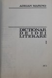 DICTIONAR DE IDEI LITERARE , VOL. I de ADRIAN MARINO , 1973 * DEFECT COTOR