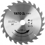 YATO Disc circular pentru lemn 255X24TX30mm